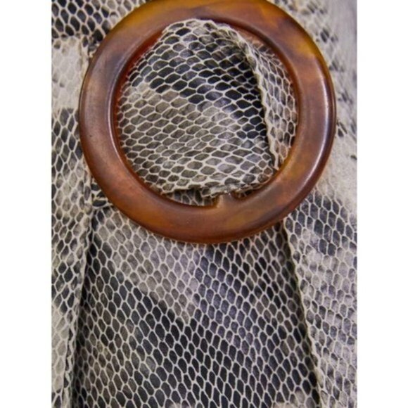 ZARA Snake Print Wrap Style Skort Sz Small - Picture 3 of 8